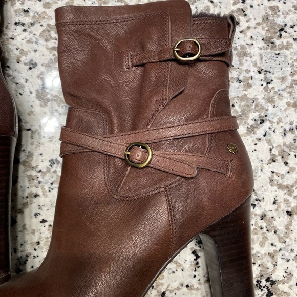 UGG Olivia boots ankle leather size 8 - Picture 6 of 12